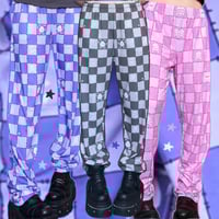 Image 1 of Comfy Checkerboard Bottoms (made 2 order)
