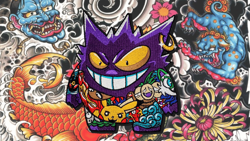 Image of YAKUZAMON V6 GENGAR THREADED PATCH