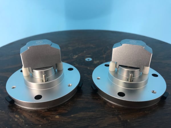 Image of Burlington Recording Aluminium Hub-Lock Set w/ 12" Turntable Plates for Studer A80/A816/A820 (PAIR)