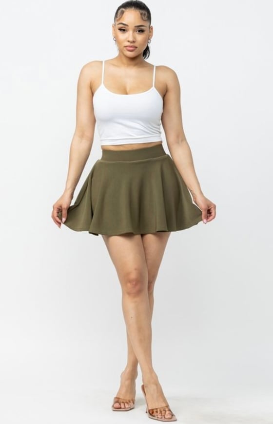 Image of Valley Girl Skirt (olive) 