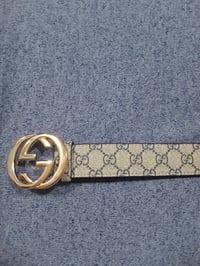 Image 7 of Gucci Belt Blue/Gold