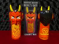 Image 1 of Graveface Museum DEVIL'S GATE 12 oz Mug - Hellfire Red Edition