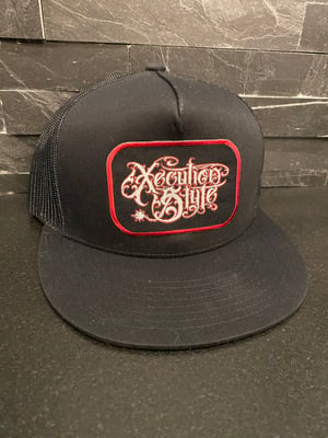 Image of XecutionStyle logo snapback trucker  hat 