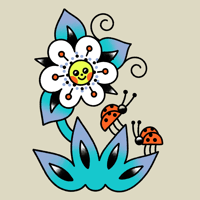 Color Flower Tattoo (Group A)