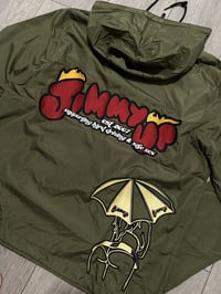 Image 2 of Green Flame Windbreaker (48 Hour Pre-Order)