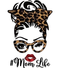 Image 1 of # Mom Life T-shirt