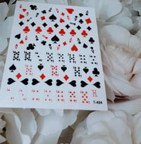 Image 3 of Playing Cards Nail Stickers