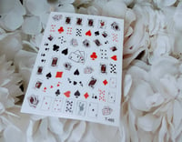 Image 8 of Playing Cards Nail Stickers