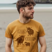 Image 2 of Wee Calf Mustard T-shirt