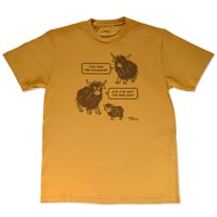 Image 4 of Wee Calf Mustard T-shirt