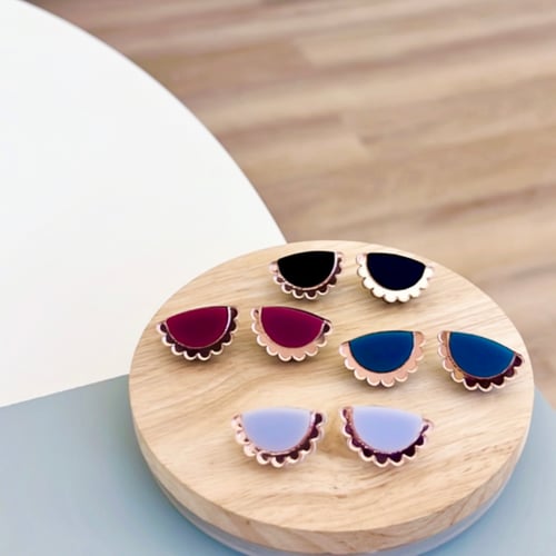 Image of Mirror Frill Studs