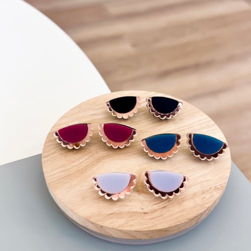 Image of Mirror Frill Studs