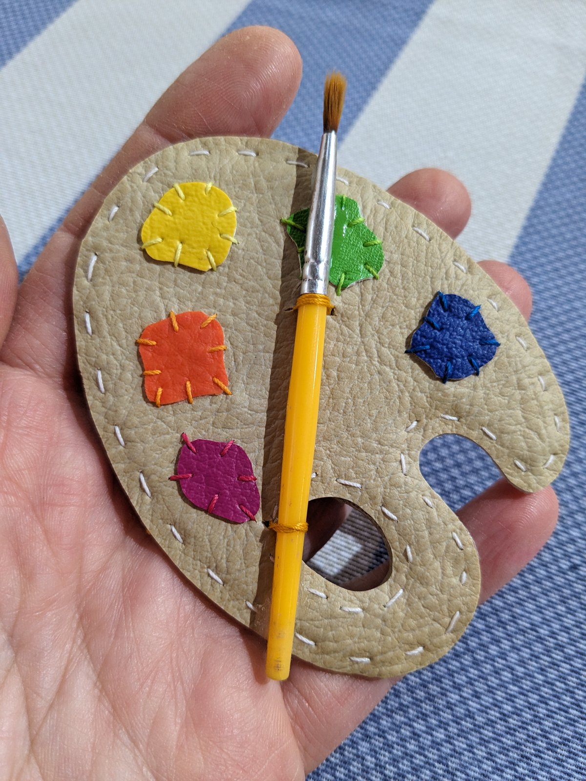 Image of Paint Palette Brooch