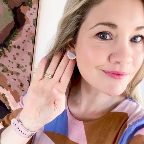 Image of Mirror Frill Studs