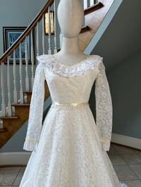 Image 3 of 1970s Lace Wedding Dress