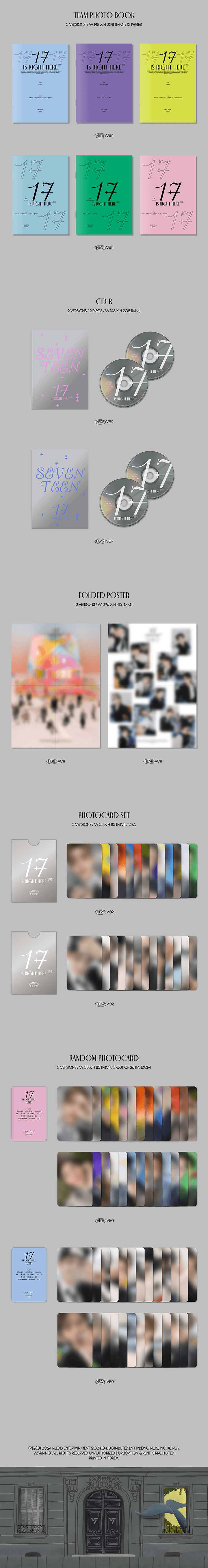 Image of Seventeen Best Album '17 IS RIGHT HERE'