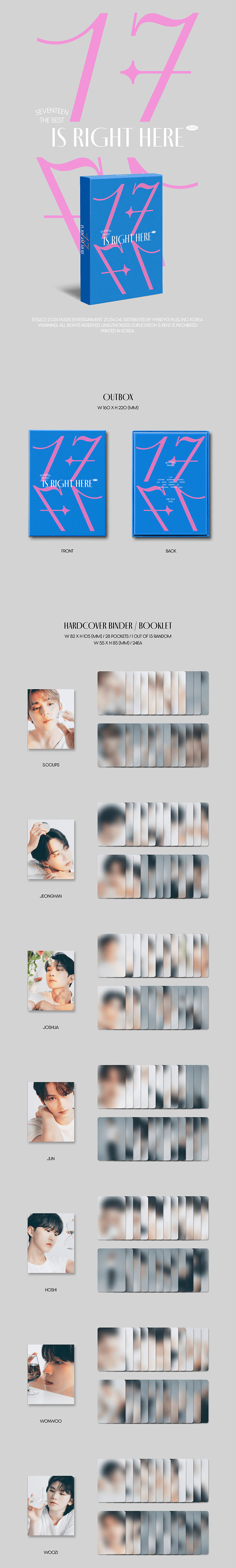 Image of Seventeen Best Album '17 IS RIGHT HERE' DEAR Ver.