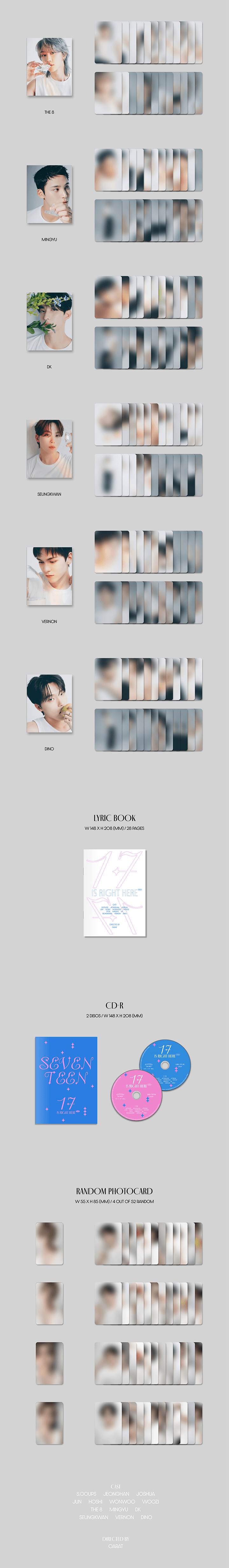 Image of Seventeen Best Album '17 IS RIGHT HERE' DEAR Ver.