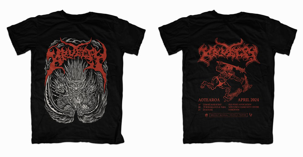 Image of Kruelty - Aotearoa Tour Shirt PRE-ORDER