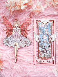 Image 4 of Sakura Butterfly Pin (Pink Variants) pre-order