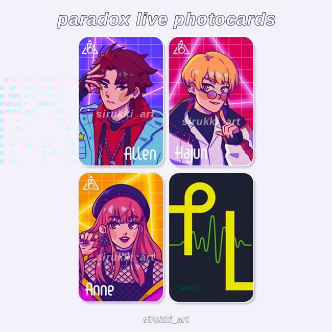 Paradox Live photocards