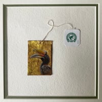 Hornbill Miniature Teabag Portrait