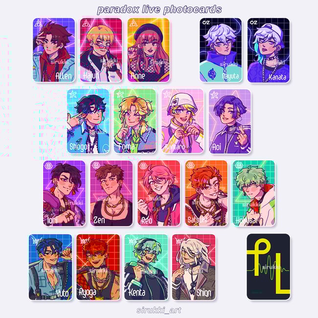 Paradox Live photocards