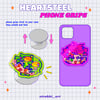 Heartsteel phone grips