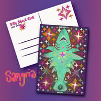 Image 4 of Silly Wyrd Shark Postcard