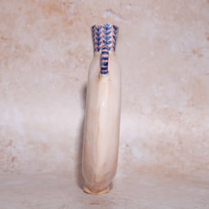 Image of Stoneware Hand-built Vase - Blossom Powder