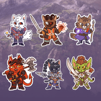 Image 1 of Nyaldur's Gate 3 Stickers (Series 1)