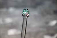 Image 4 of Frog with a Mushroom Glass Stir Stick