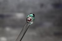 Image 5 of Frog with a Mushroom Glass Stir Stick
