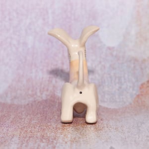 Image of 'Polite Peggy' Ceramic Whippet Greyhound Sighthound Figurine