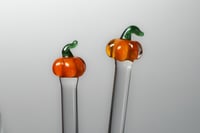Image 2 of Pumpkin Glass Stir Stick