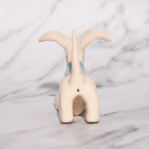 Image of 'Fascinating Fred' Ceramic Whippet Greyhound Sighthound Figurine