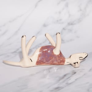 Image of 'Gorgeous Garret' Ceramic Whippet Greyhound Sighthound Figurine