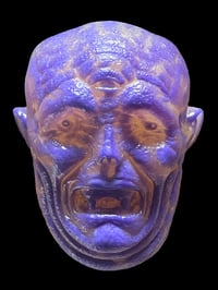 Image 1 of "Goofy Grape" Crybaby Wall Hanger Glow and UV Resin One Off