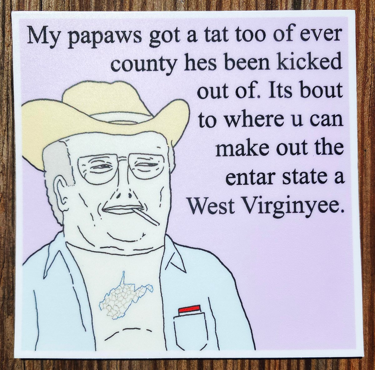 Image of Hosscat Pak of 7 square decals