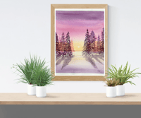 Image 2 of Winter Sunrise - original artwork 