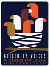 Guided By Voices Pittsburgh 2024 Screenprint Poster - NEW!