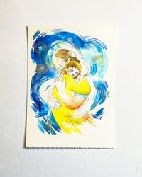 Image 2 of A6 - Je laisse la vie me transpercer - Illustration originale 