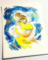 Image 4 of A6 - Je laisse la vie me transpercer - Illustration originale 