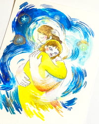 Image 3 of A6 - Je laisse la vie me transpercer - Illustration originale 