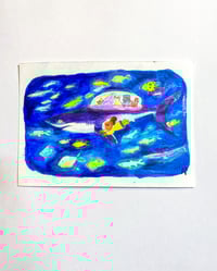 Image 5 of A6 - Le requin bus - Illustration originale