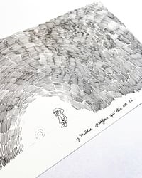Image 3 of A5 - j'oublie parfois - illustration originale