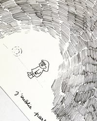 Image 5 of A5 - j'oublie parfois - illustration originale