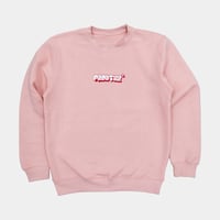 Bubble Logo Crewneck Sweatshirt Pink