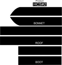 Image 2 of Holden Commodore Sedan Decals