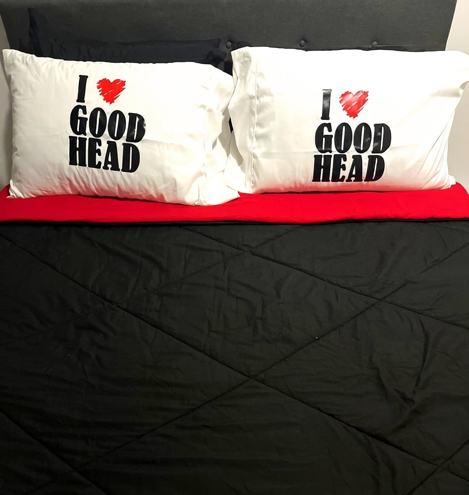Image of I ❤ Good Head Pillow Cases